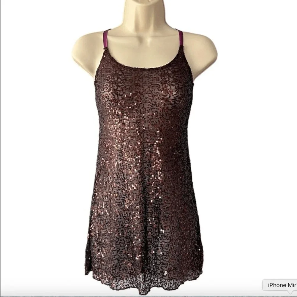 {Intimately Free People} Sequin Slip Dress ~ Size S/P